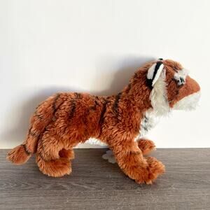 Douglas Cuddle Toy Bengal Tiger Realistic Stuffed Animal Plush 13” EUC